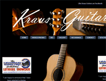 Tablet Screenshot of krausguitars.com